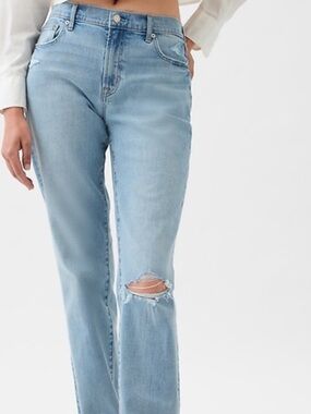 GAP Girlfriend Mid Rise Jeans